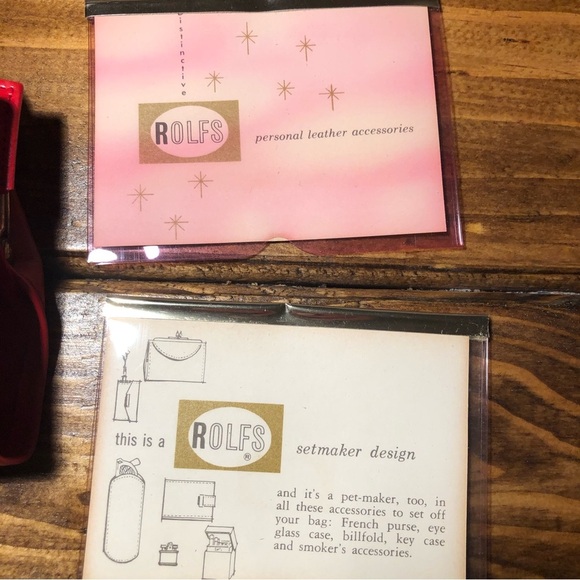 Rolf’s Vintage Red Cowhide Wallet/Coon Purse - Picture 6 of 13